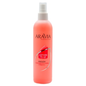 Лосьон ARAVIA для подготовки кожи перед депиляцией с экстрактом мяты и березы (300 мл)